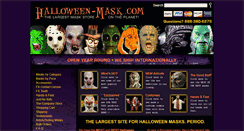 Desktop Screenshot of halloween-mask.com