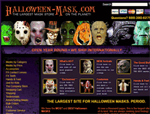 Tablet Screenshot of halloween-mask.com